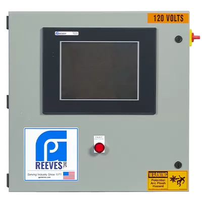 a custom control unit on a white background